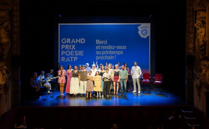 Les lauréats de l'édition 2025 réunis au théâtre de la Renaissance, à Paris